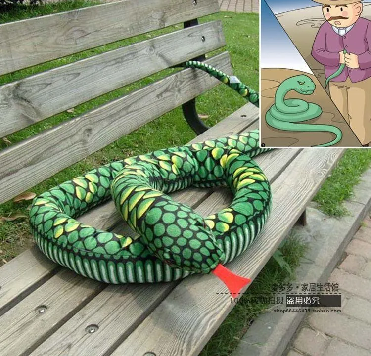 

stuffed animal 170cm simulation snake doll plush toy funny toy w1558