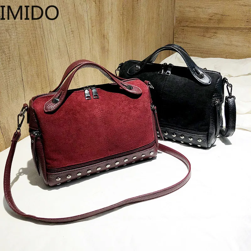 

Luxury Handbags Women Bags Designer High Quality Suede Crossbody Bags for Women Vintage European Style Shoulder Bag Casual Tote