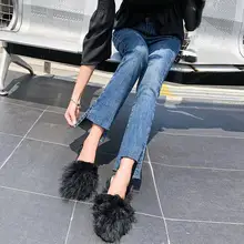 Расклешенные женские джинсы летние модные женские джинсы брюки размера плюс 32 женские ретро джинсы стрейч винтажные облегающие брюки