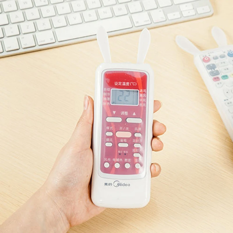 2PC Waterproof Home Air Conditioning and TV Remote Control Silicone