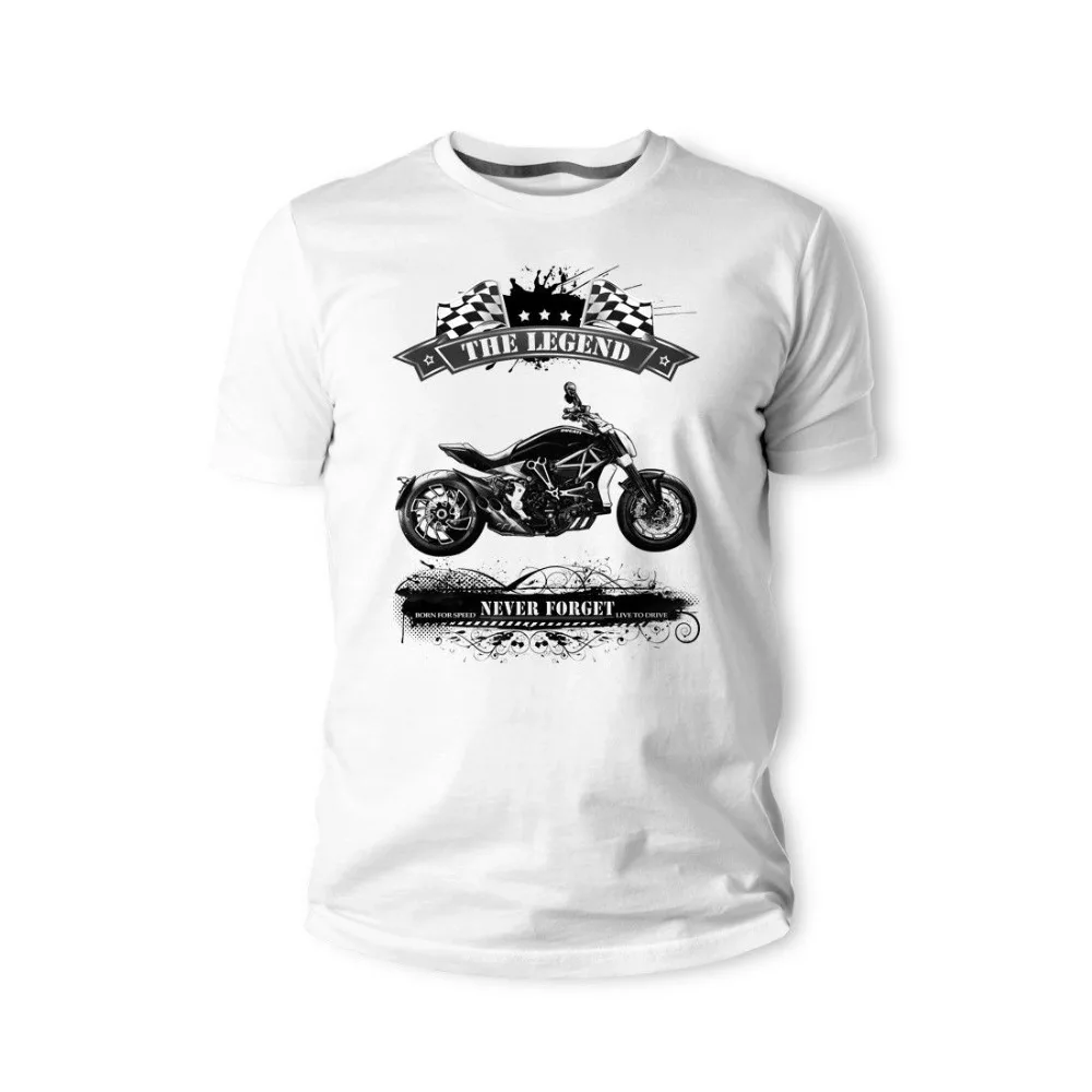 

Classic Motorcycle Fans Xdiavel_Cruiser Classic Vintage Cars New 2019 Summer Style Man Print T-Shirt Hipster Cotton