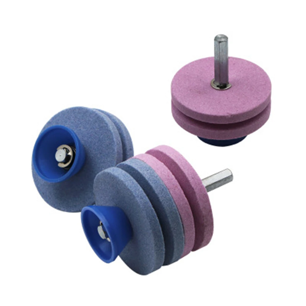

Lawn Mower Blade Sharpener Grinder Wheel Stone for Power Drill Hand Drill Wear-resistant Sharpener Industrial Grinding Head