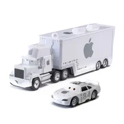 Disney Pixar Cars 3 2 игрушки Молния Маккуин белый Apple Мак дядя грузовик Джексон Storm матер 1:55 Diecast металлического сплава модель автомобиля