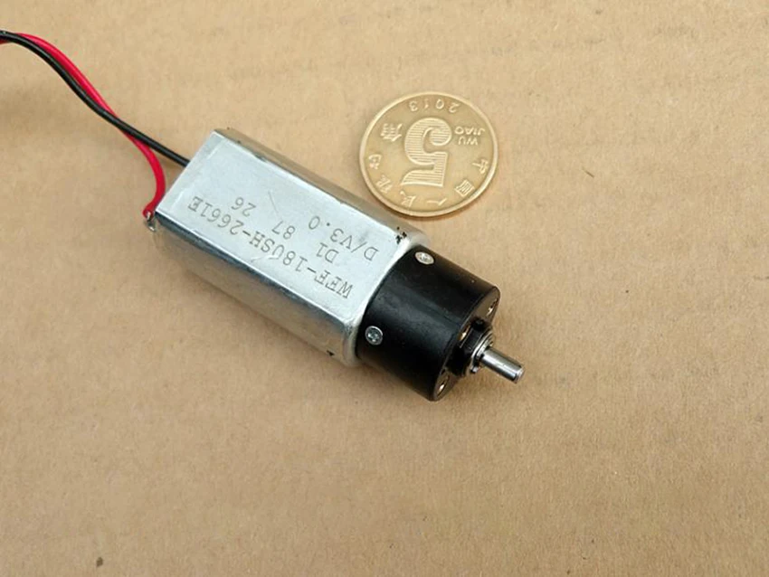 Высокое качество DC 3 V 1300 RPM 165 MA микромоторы высокоскоростной немой большой крутящий момент 180 двигатель с планетарной зубчатой передачей коэффициент уменьшения 1:6