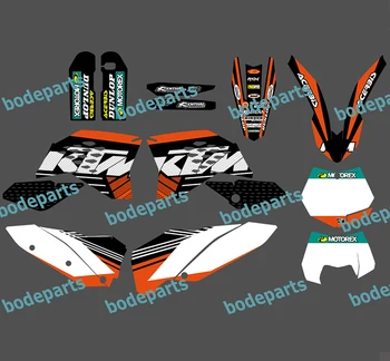 

Motorcycle Motor Bike all Model 125-525 Decal Sticker Graphics Kit For KTM SX SXF EXC XC 2005 2006 2007 2008 2009 2010 2011