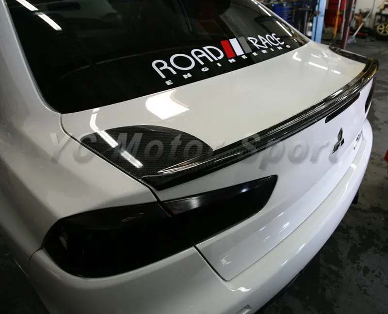Car Accessories Carbon Fiber RA Style Trunk Spoiler Fit For 2008 2012
