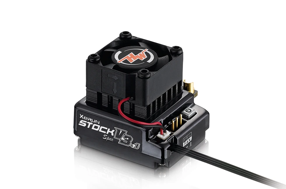 

HOBBYWING XeRun Stock Spec V3.1 100A RC Brushless Motor ESC Speed Controller for 1/10th, 1/12th Touring Car/Buggy Competitions