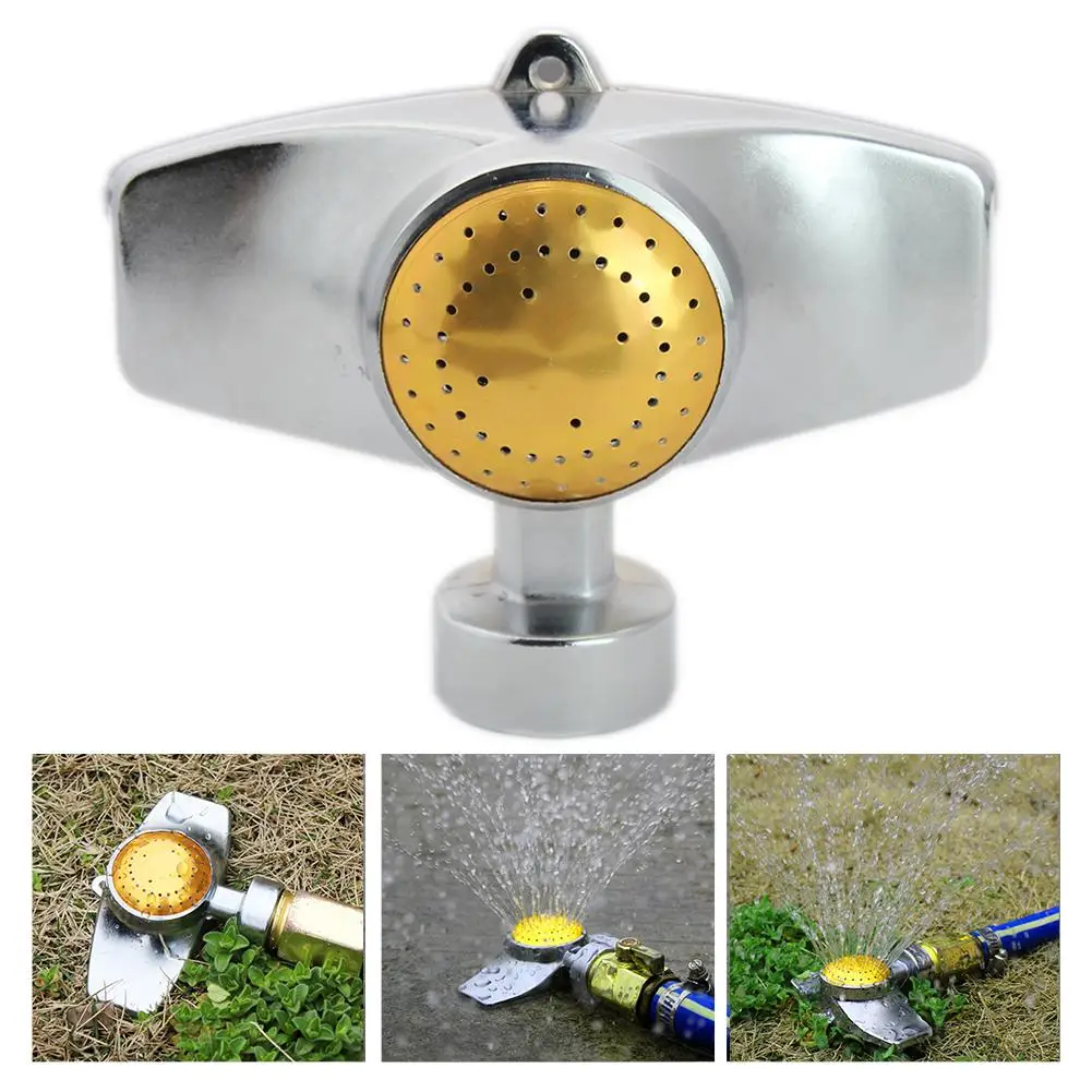 

30-80PSI Lawn Sprinkler Automatic 360 Rotating Garden Water Adjustable Zinc Alloy Sprinkler Lawn Irrigation System