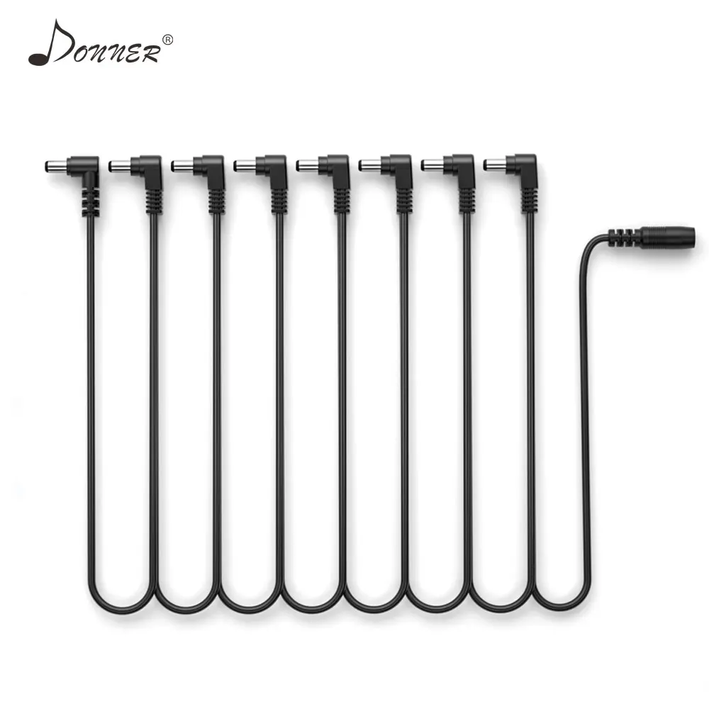 

Donner 8 Way Daisy Chain Cord Guitar Effect Pedals Power Supply Splitter Cables 1 to 8 Cables Guitar Accessories Wholesale New