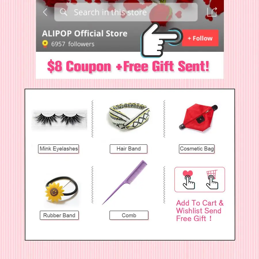 

3D Mink Lashes - Add to Cart and Wish List, We Will Send Your Order With It