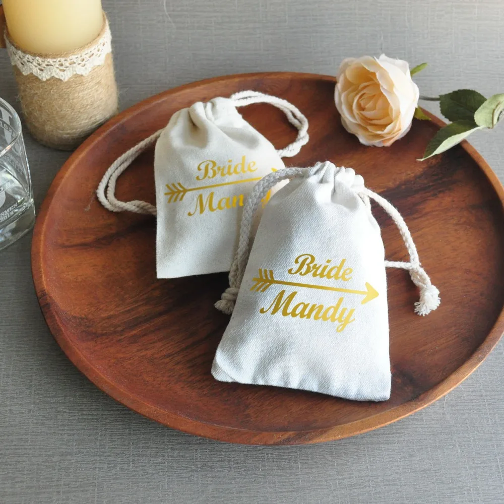 Персональные надпись «Bride Tribe» Подарочная сумка подарок для невесты сумка подружки невесты пользу свадебный подарок сумка для угощений
