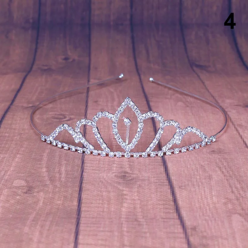 1 шт. короны для девочек Tiaras Выпускной День рождения свадебные диадемы Принцесса Корона TT@ 88