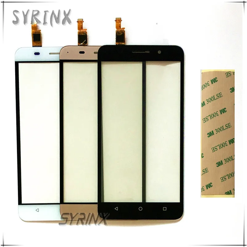 Syrinx 5,5 дюймов с лентой сенсорный экран для телефона для Huawei Honor 4x Сенсорная панель Сенсорный экран для смартфона дигитайзер Переднее стекло сенсор