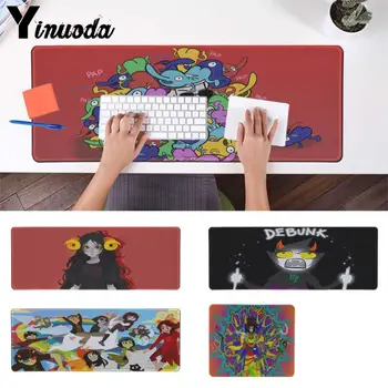 

Yinuoda New Design homestuck Rubber PC Computer Gaming mousepad Computer Laptop Anime extended mouse pad muismat gaming