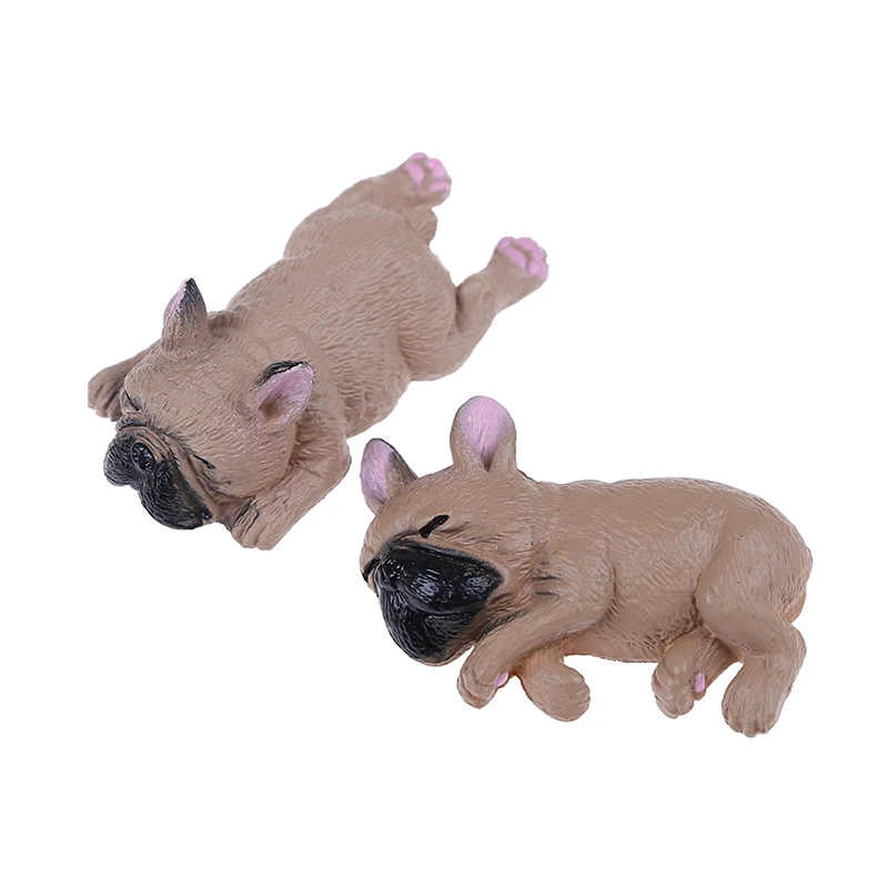 9 видов стилей Французский бульдог сонный коргис игрушки для собак Ландшафтный Декор Животные Куклы Детские подарки Фигурки ПВХ модель игрушки