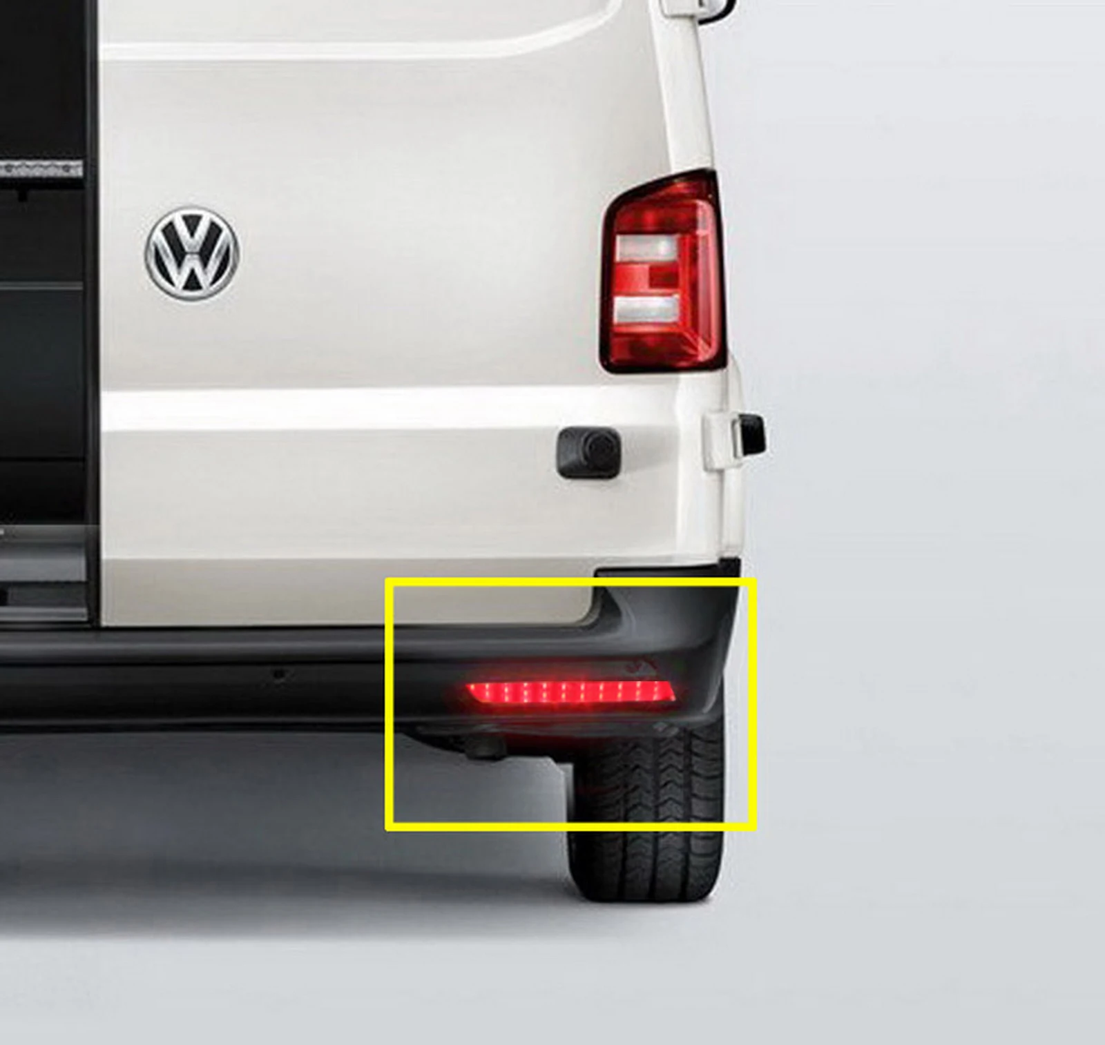 ANGRONG светодиодный задний бампер отражатель тормозной светильник лампа для VW T5 Transporter Multivan Caravelle
