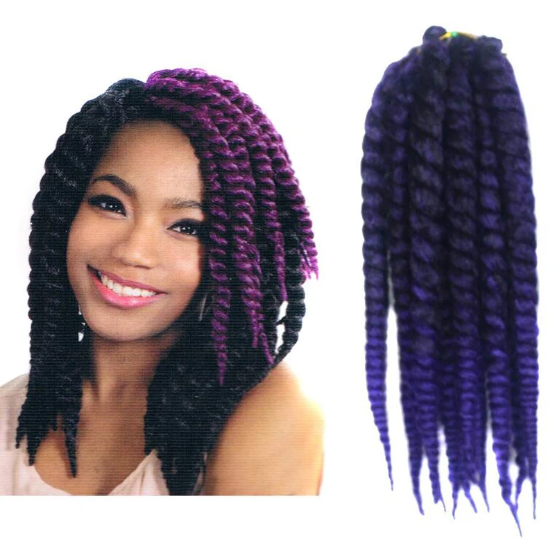 New Crochet Braid Hair 12 90g/pack Synthetic Havana Mambo Crochet ...