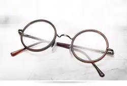 Винтажные круглые очки кадры женщин металлические очки кадр с прозрачными стеклами оптические кадра, мужские очки Óculos Femininos Gafas