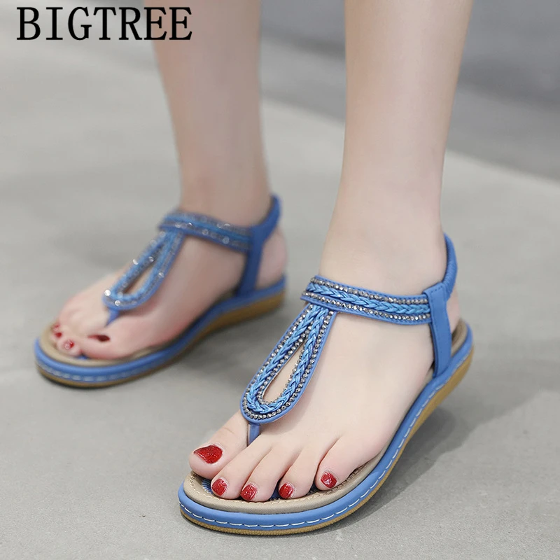 bohemian rhinestone sandals