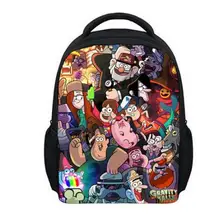 13 Pulgadas Gravedad Cae Mochilas escolares para Los Niños de Kindergarten niños Mochilas Mochila Mochila para Niñas Niños Infantiles 33*24 CM