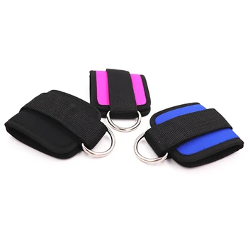 

Ankle Straps 1 Pair Nylon pull rope Rubber Leg Training Pull Rope Resistance Band Cover Wrap For Gym sportswear & accessories