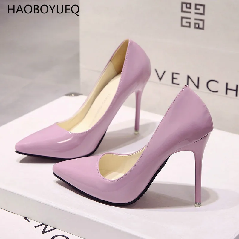 European and American style 2019 New Korean fashion versatile pointed high heels. | Обувь