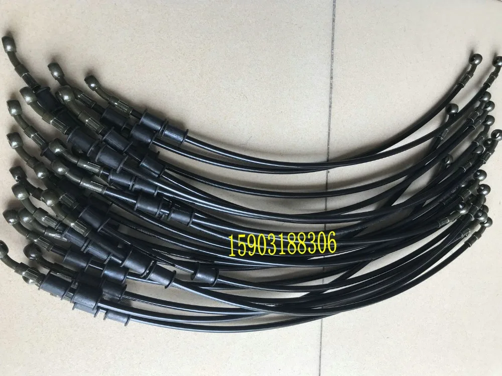 60cm-Oil-Hose-Tube-Universal-Braided-Stainless-Steel-Hydraulic-Reinforce-Brake-Line