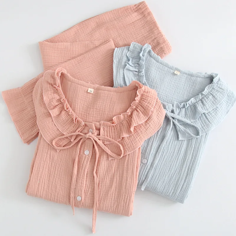 Pijama de Algodão Pijamas de Maternidade para as Mulheres Pijamas de Manga Grávidas Gravidez Enfermagem Longa Dormirwear Primavera Outono Nova Fdfklak 3 High Quality Mamãe e Bebê