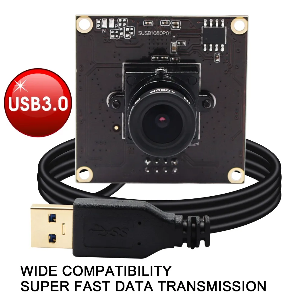 ELP Sony IMX291 USB 3 0 веб камера MJPEG YUY2 50fps 2 мегапиксельная высокая скорость UVC OTG 1080P