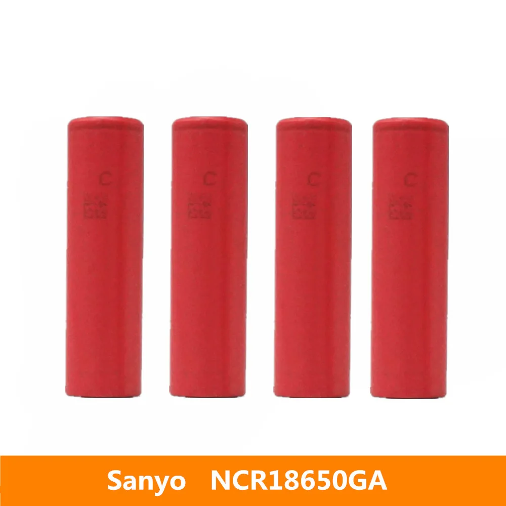 4 шт. 3 7 в 18650 3500 мА/ч оригинал для Sanyo 18650GA 6 В Аккумулятор фонарь онарика и т.