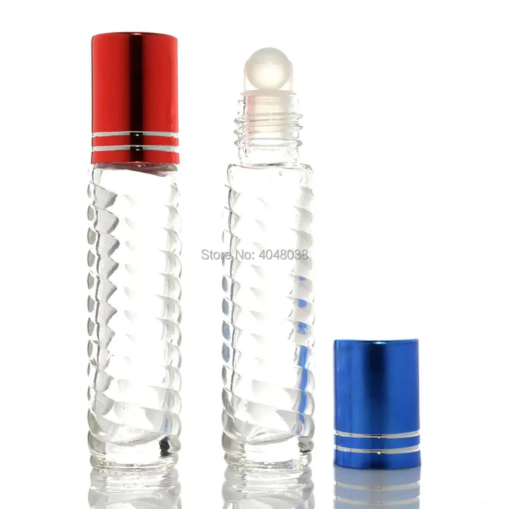 5 ML Perfume Bottle Empty Glass Cosmetic Container Lip Gloss Tube Transparent Roll On Vial Essential Oil Refillable Bottle 30pcs (2)