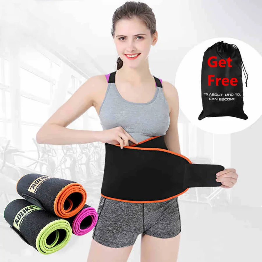 Adjustable Belly Training Waist Support Fitness Belt Sport Protection Girl's Shaping Bandage Easy to Carry Many Colors | Красота и