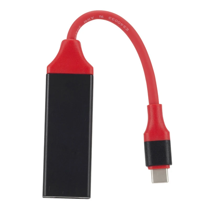 USB C HDMI كابل لسامسونج S8 غالاكسي بوك نوع C 3.1 الذكور إلى HDMI الإناث USB C HDMI تحويل