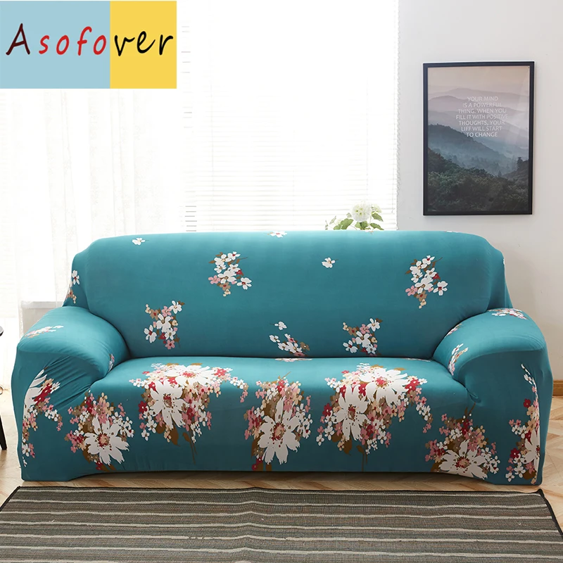 Чехол для дивана asofver Birds of Flowers эластичный чехол для дивана растягивающиеся покрытия для мебели протектор Чехлы для диванов для гостиной - Цвет: 16