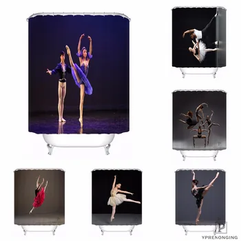 

Custom Ballet Fabric Shower Bath Curtain Mildewproof Waterproof Polyester Various Sizes#0421-21-02
