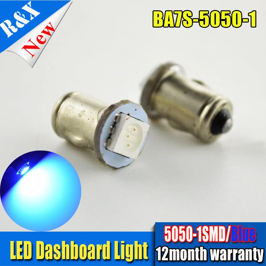 

4x Ba7s DC 6V Negative Earth LLB282 5050 1 LED DASHBOARD WARNING SWITCH BULB White Ice blue Red Green color
