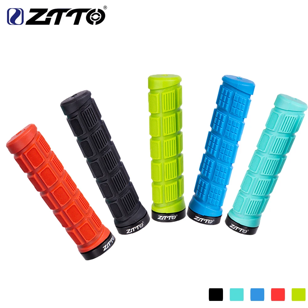 

ZTTO 1 Pair MTB Mountain Bike Handlebar Grips Durable Shock-Proof Rubber Anti-Slip Fixed Gear Bicycle Grips Road Bicycle Parts