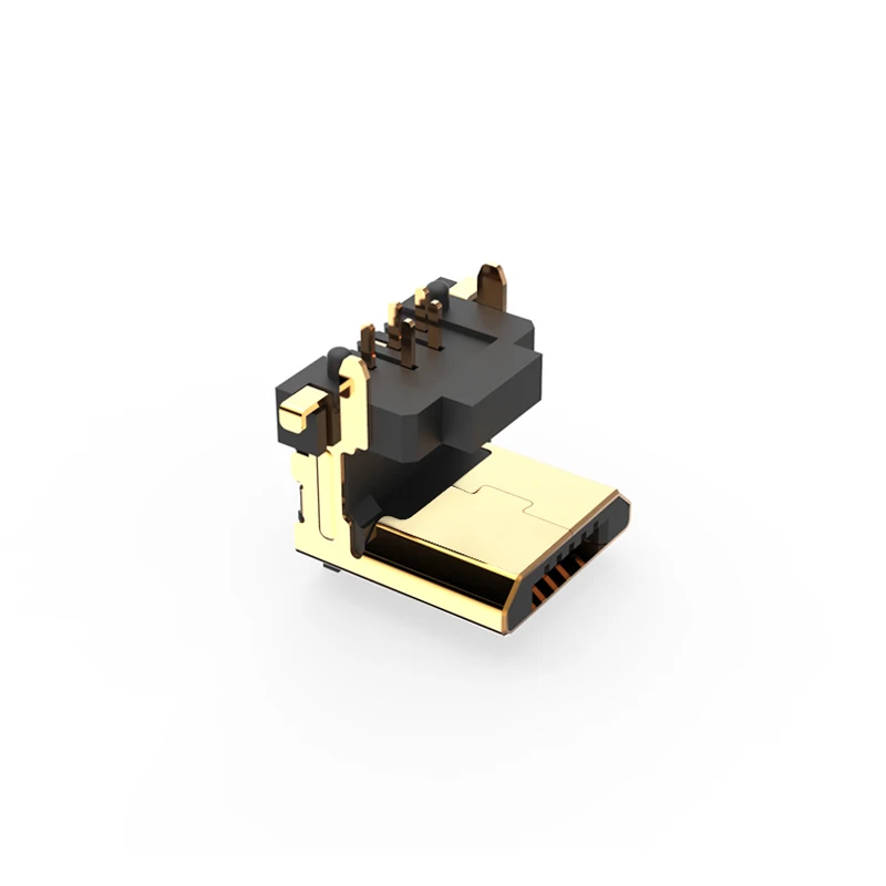 1-100 пакетов 90 градусов Micro USB разъем 5 Pin плоские разъемы Micro USB адаптер для PCB USB 2,0 зарядный кабель Android телефон