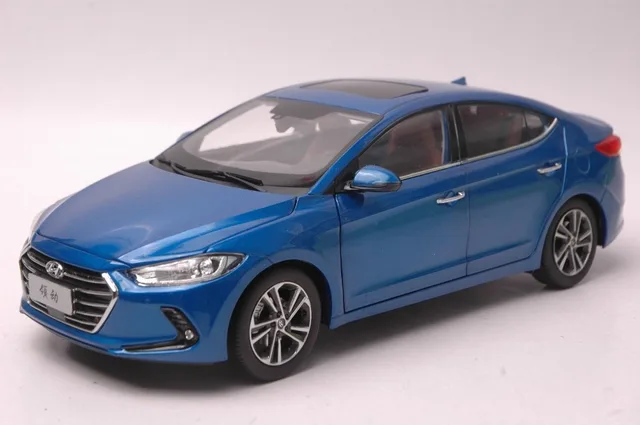 1 18 Cast Model For Hyundai Elantra 2016 Blue Alloy Toy Car 1 18 Cast Model For Hyundai Elantra 2016 Blue Alloy Toy Car Collection Crv Cr V