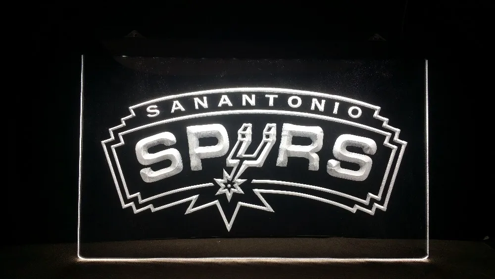 

b-109 SPURS beer bar pub club 3d signs LED Neon Light Sign home decor crafts