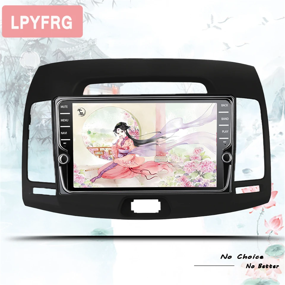 1280*720 Android 10 0 автомобильный DVD плеер для Hyundai Elantra 2007 08 2009 2010 2011 Bluetooth GPS навигация