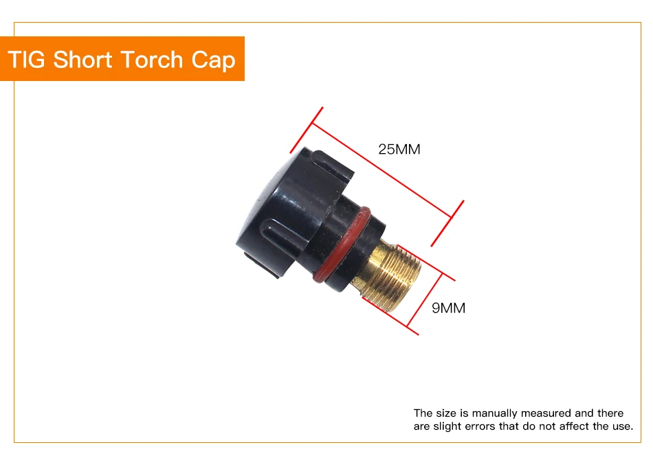 TIG комплектующие сварочных аппаратов WP17 W26 WP18 TIG сварки факел глава короткие средней длины TIG Вернуться Кепки с кольцом