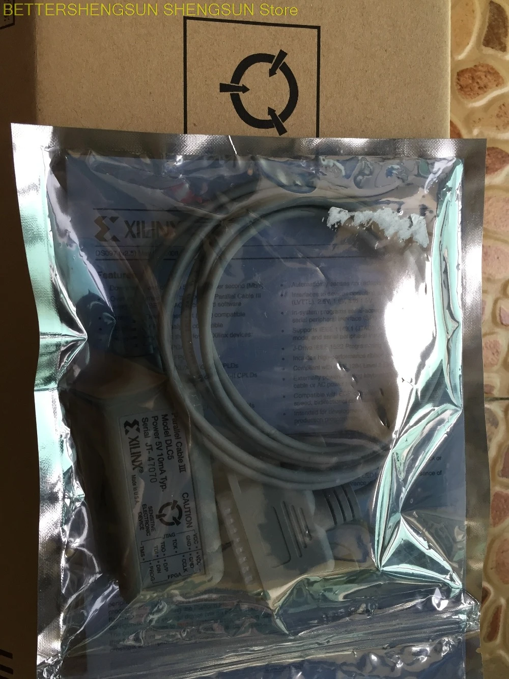 

XILINX Burner Parallel Cable III DLC5 Parallel Port JTAG Downloader HW-PC-III