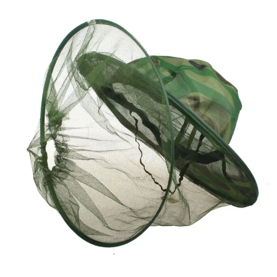 Шляпа пчеловода сетчатая голова защита для лица Кепка насекомое пчела противомоскитная Защита от Солнца шляпа для рыбалки 32 см x 25 см