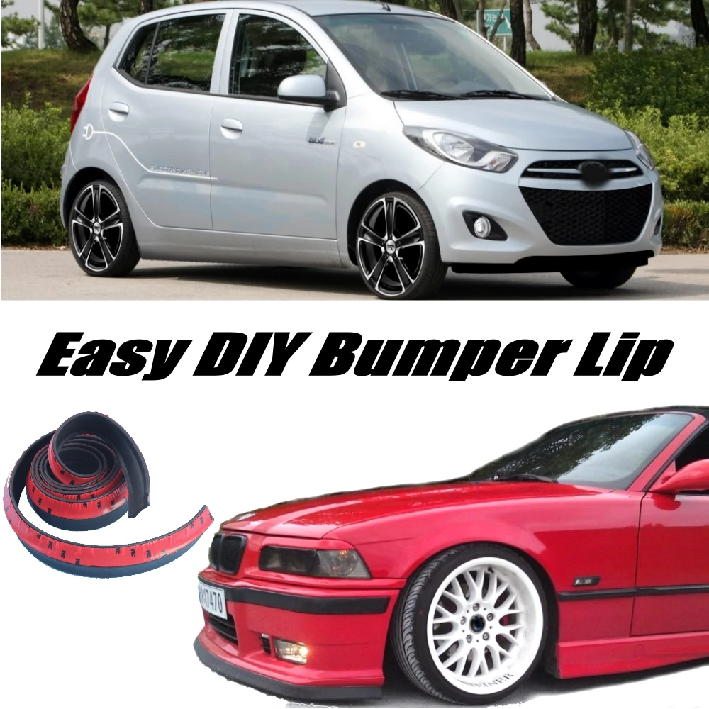 

NOVOVISU For Hyundai i10 Grand Xcent Inokom For Dodge i 10 Bumper Lip / Front Spoiler Deflector / Body Kit Strip Skirt