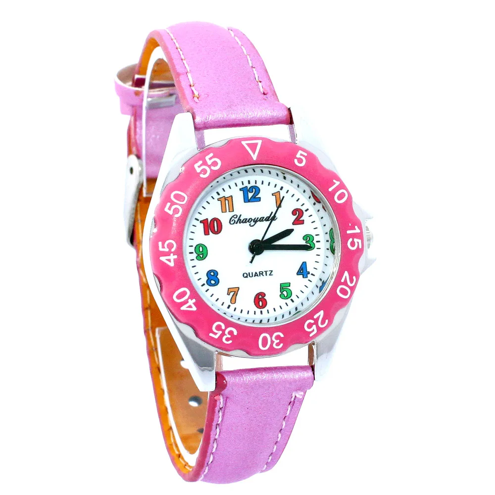 Часы наручные детские с кожаным ремешком U48|watch f|watch fashionwatch for |