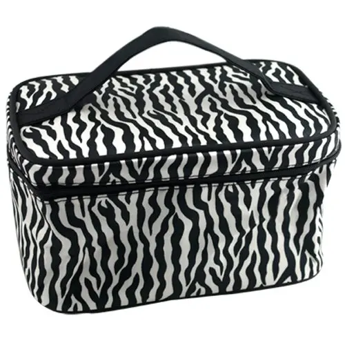 

Zebra Pattern Foldable Makeup Cosmetic Hand Case Bag