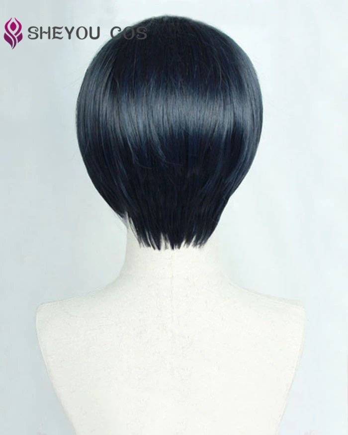P5 Persona 5 Tae Takemi короткий синий черный смешанный термостойкий костюм для косплея