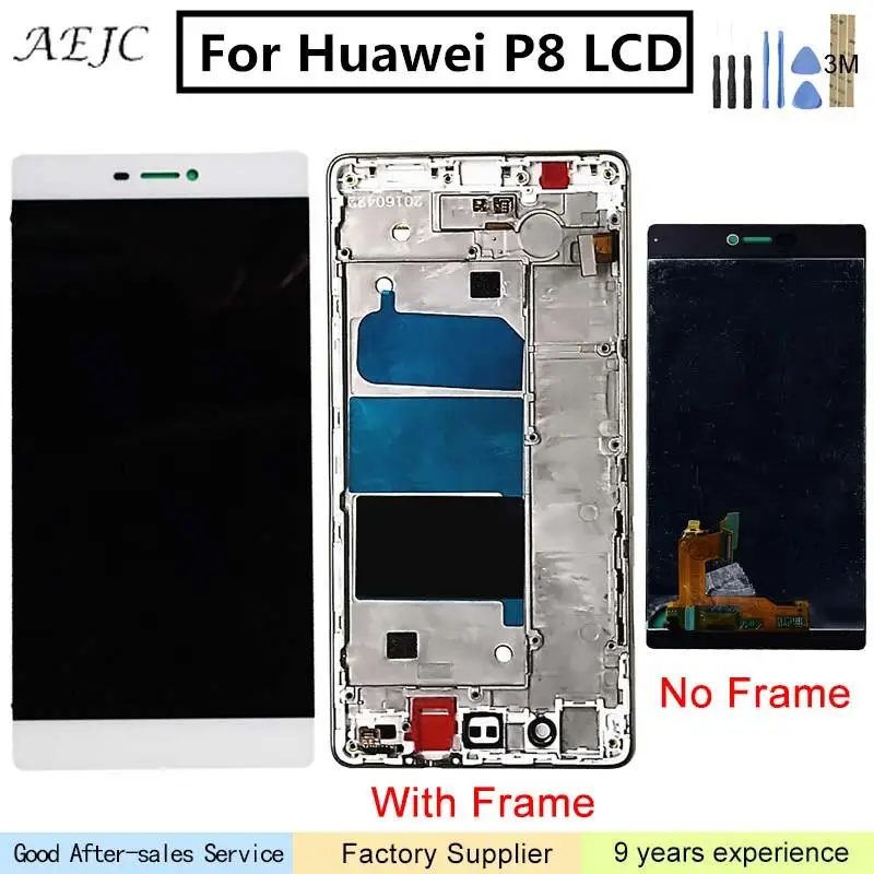 

For Huawei P8 LCD Display Touch Screen Digitizer Assembly Replacement GRA-UL00 GRA-TL00 GRA-CL00 GRA-L09 GRA_UL10 5.2" LCD