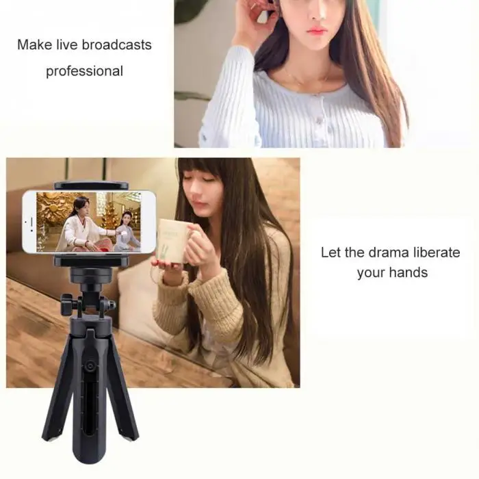 Mobile Phone Clip Tripod Live Clip Video Horizontal Vertical Self-Timer Fixed Stem Universal Support NK-Shopping